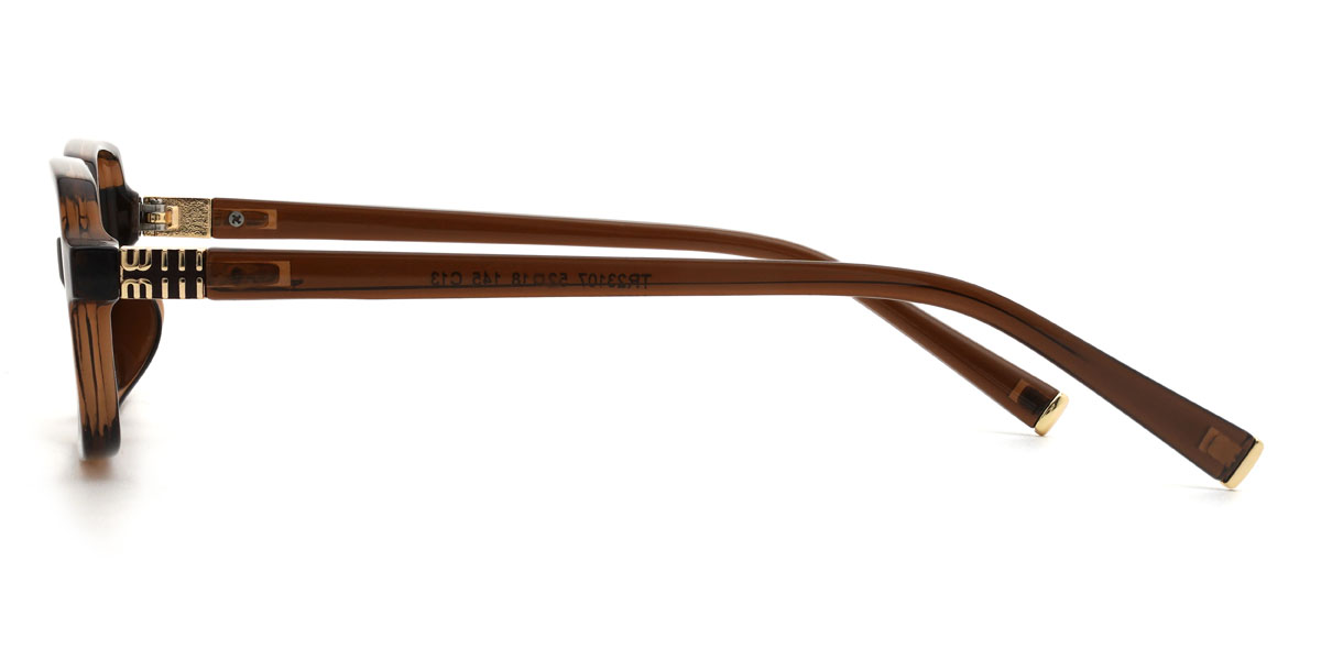 Hnedý Judd Okuliare - Rectangle Glasses