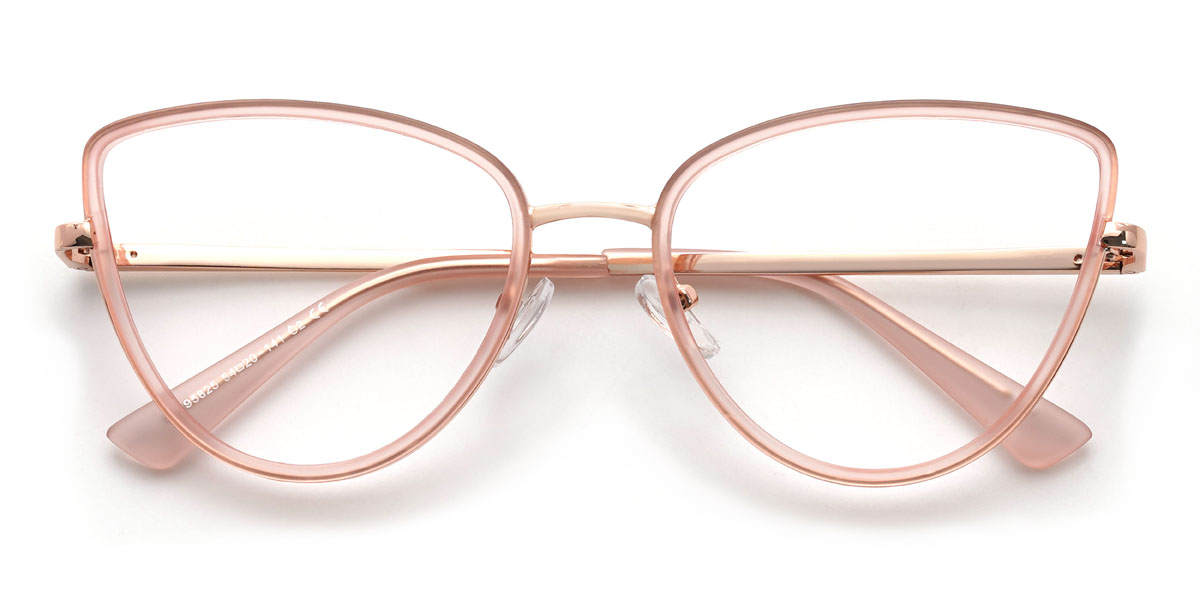 Svetloružová Derrick Okuliare - Cat Eye Glasses