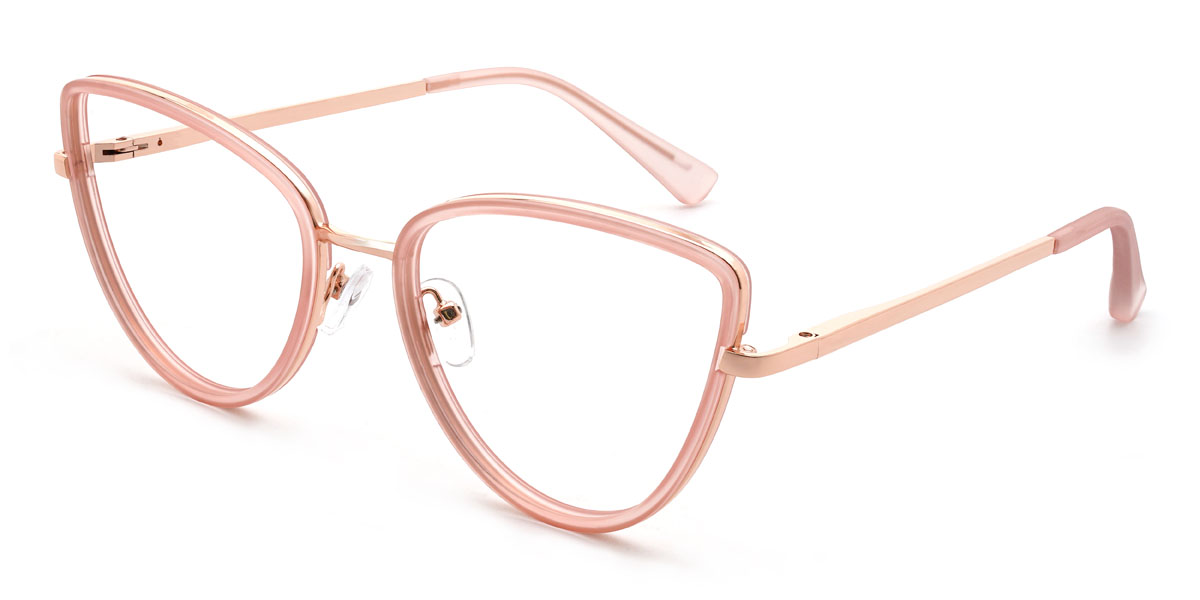 Svetloružová Derrick Okuliare - Cat Eye Glasses