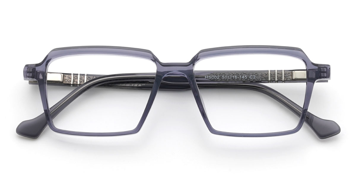 Kék szürke Mahmud Szemüveg - Rectangle Glasses