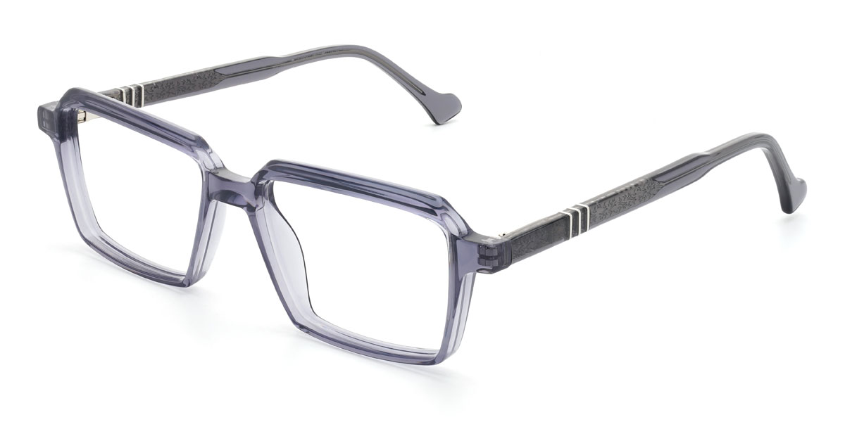 Kék szürke Mahmud Szemüveg - Rectangle Glasses