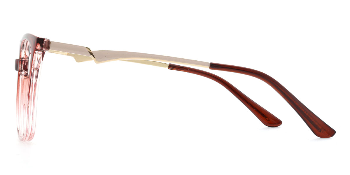 Gradient Red Ishara Glasses - Cat Eye Glasses