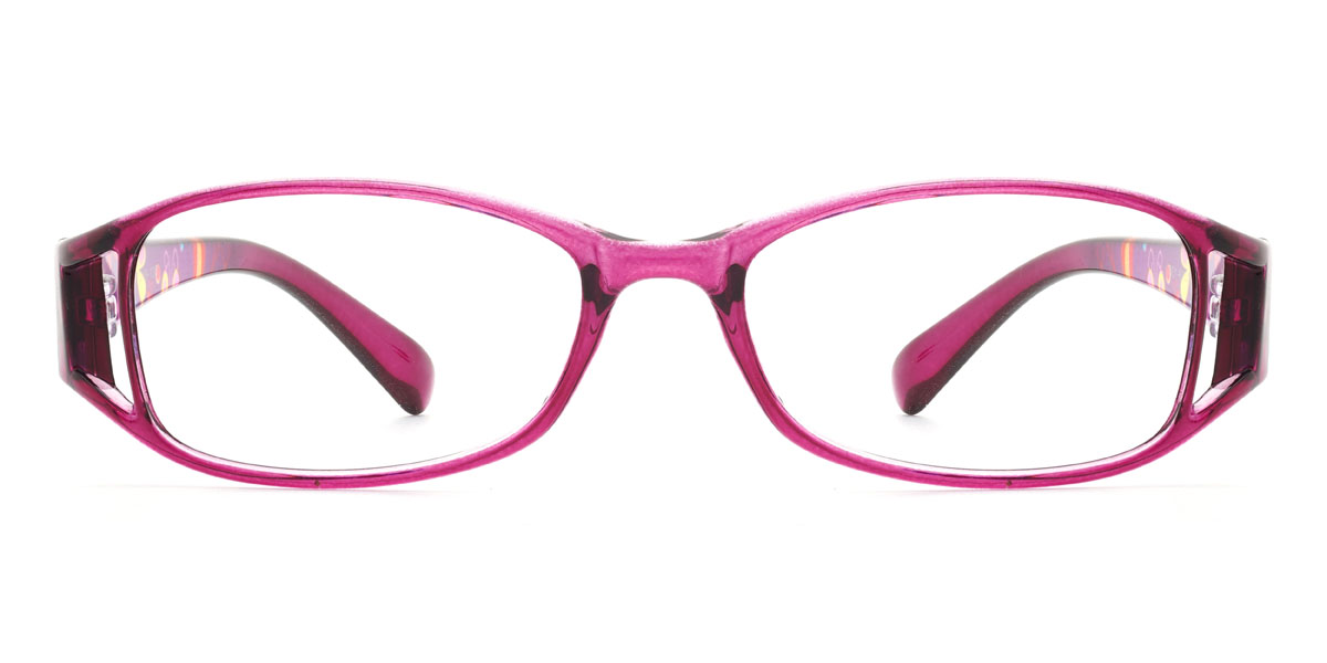 Purple Khaleel - Rectangle Glasses