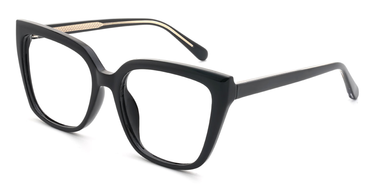 Black Nkanyezi Glasses - Square Glasses