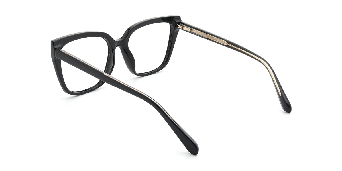 Black Nkanyezi Glasses - Square Glasses