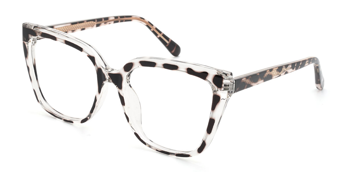 Grey Stripe Nkanyezi Glasses - Square Glasses