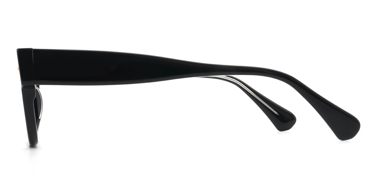 Black Lethabo Glasses - Rectangle Glasses