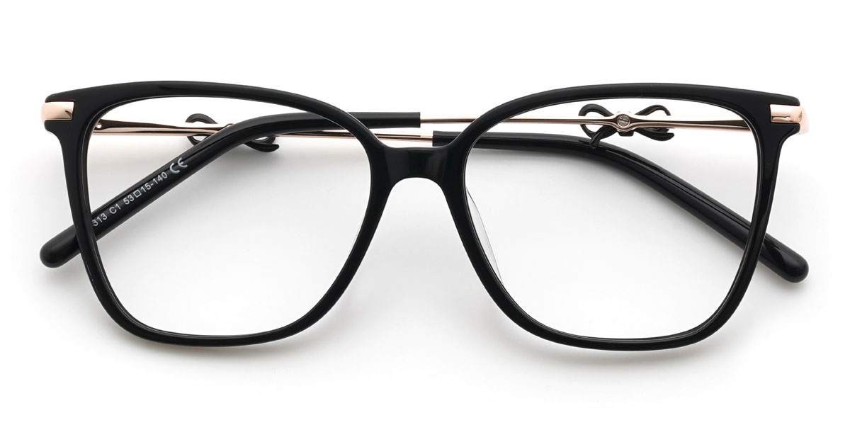 Fekete Riddhi Szemüveg - Rectangle Glasses