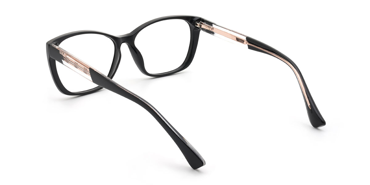 Black Henrique Glasses - Rectangle Glasses