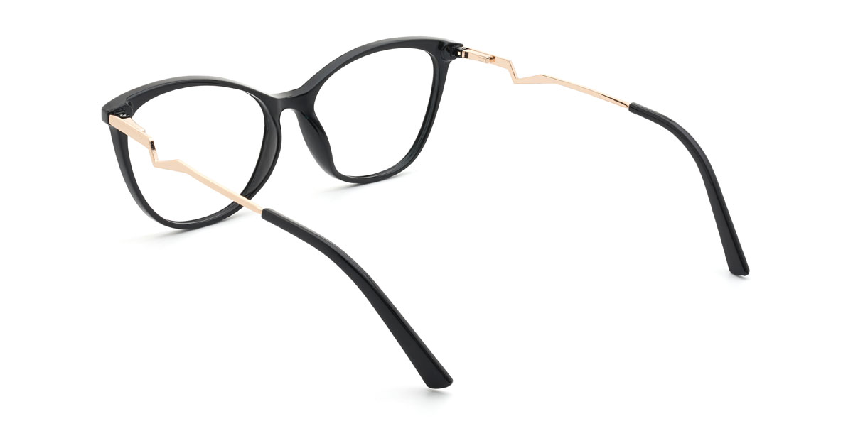 Black Tania Glasses - Cat Eye Glasses