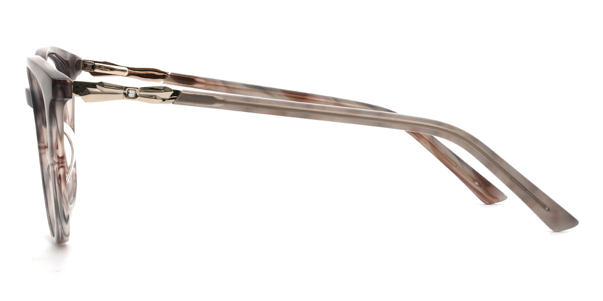 Grey Kourtney Glasses - Oval Glasses