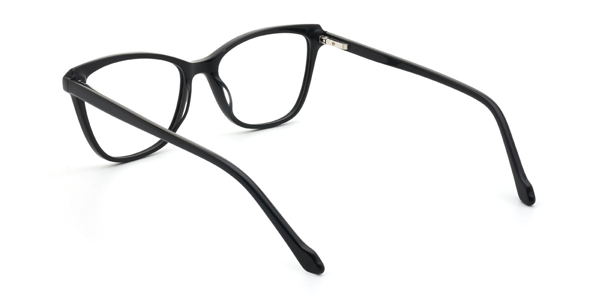 Black Prudence Glasses - Rectangle Glasses