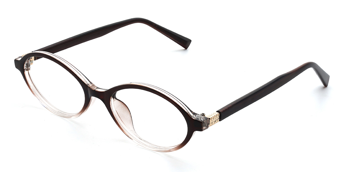 Black Tawny Andrea Glasses - Oval Glasses