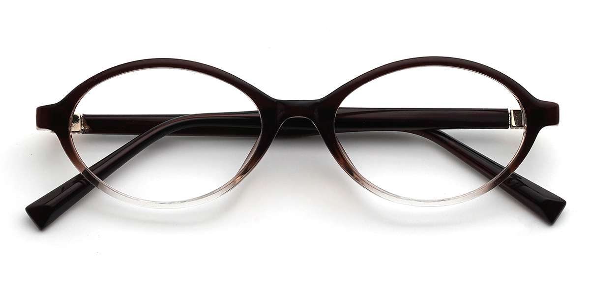 Black Tawny Andrea Glasses - Oval Glasses