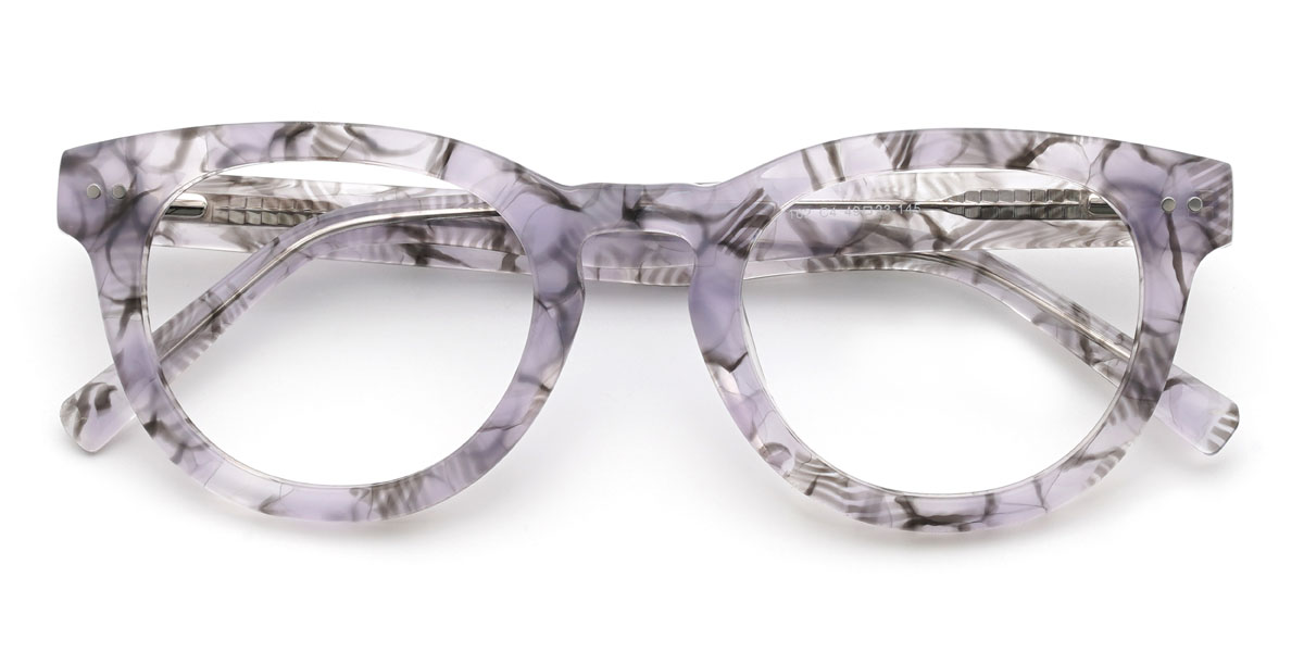 Marble Klara Glasses - Oval Glasses