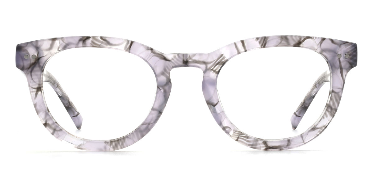 Marble Klara Glasses - Oval Glasses