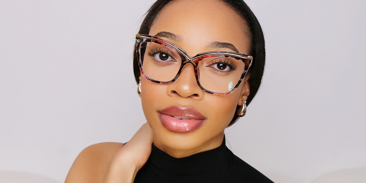 Blumen Azalea Brille - Cat Eye Glasses