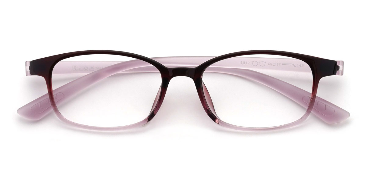Gradient Rose Violet Graciela Glasses - Rectangle Glasses