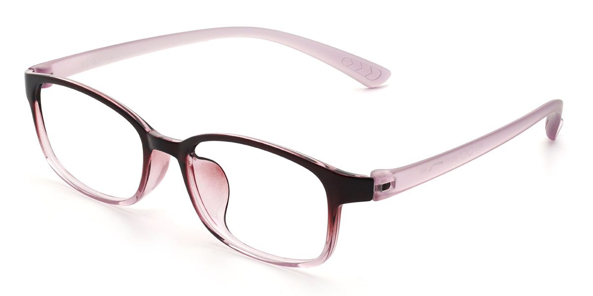 Gradient Rose Violet Graciela Glasses - Rectangle Glasses