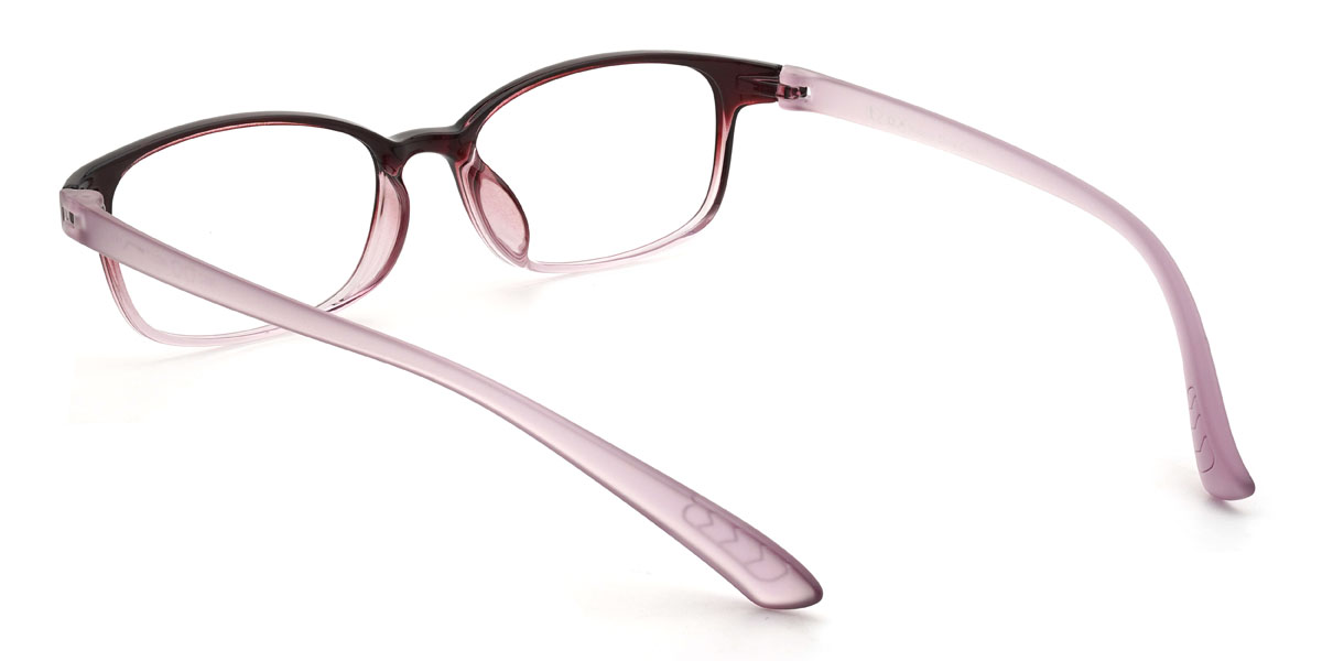 Gradient Rose Violet Graciela Glasses - Rectangle Glasses