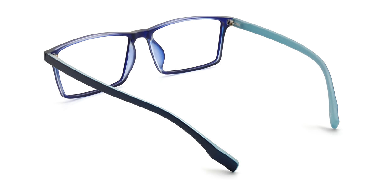 Blue Candace Glasses - Rectangle Glasses
