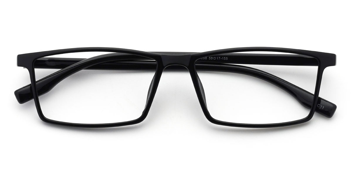 Black Candace Glasses - Rectangle Glasses