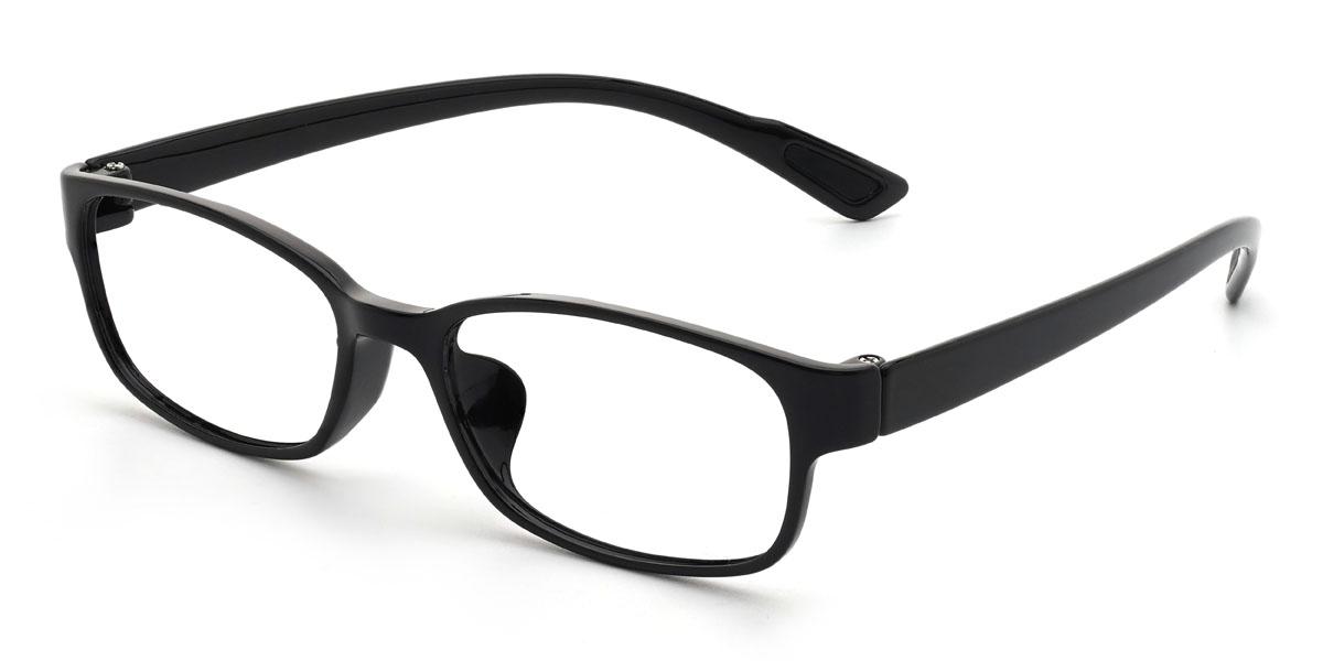 Black Deja Glasses - Rectangle Glasses