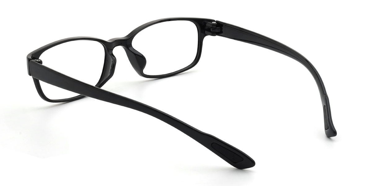 Black Deja Glasses - Rectangle Glasses