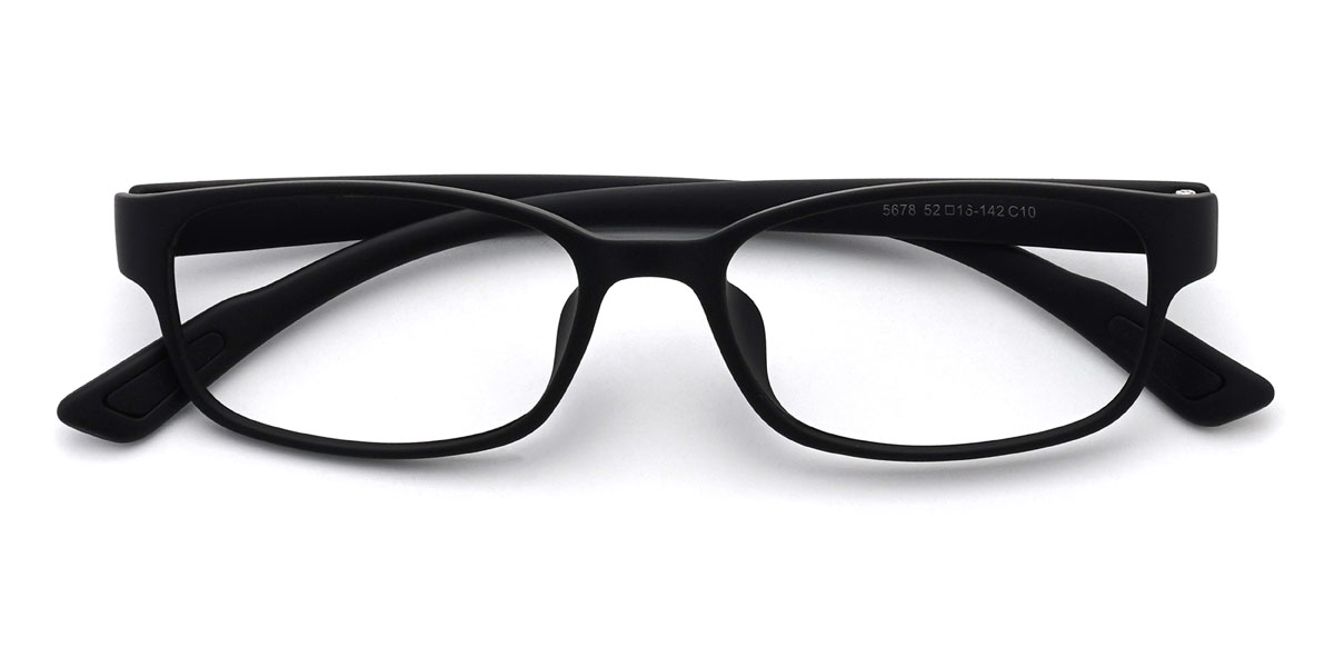 Noir mat Deja Lunettes - Rectangle Glasses
