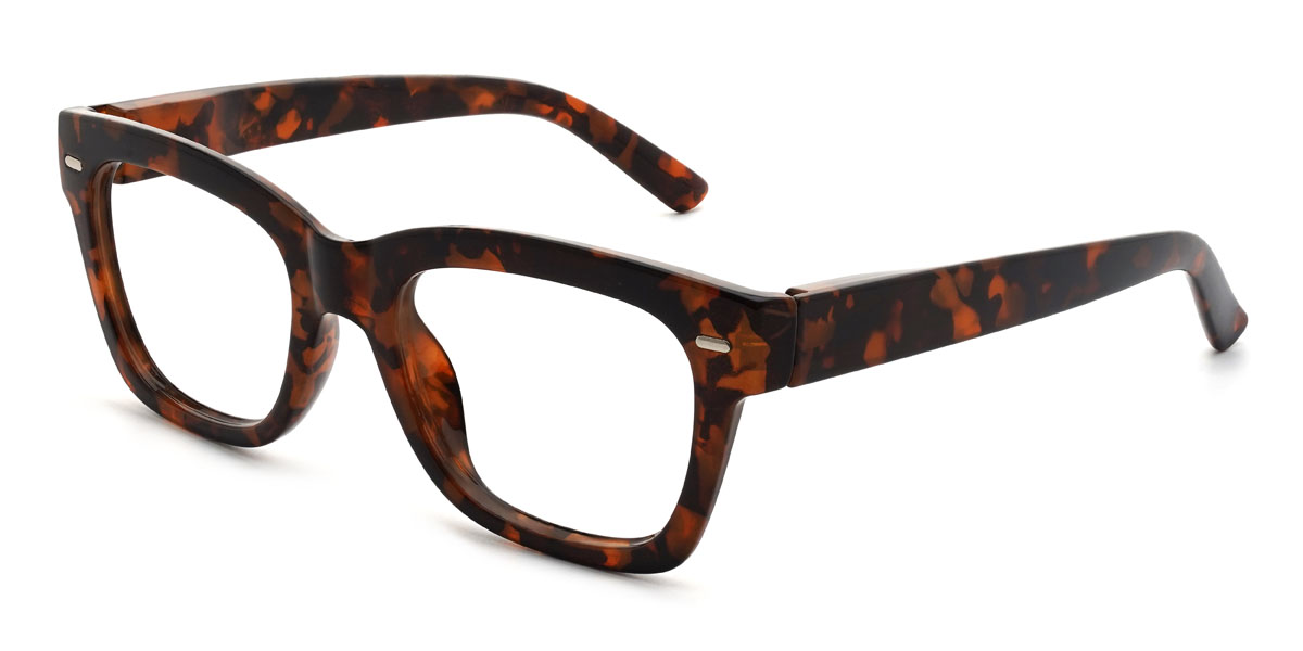 Tortoiseshell Kamara Glasses - Rectangle Glasses
