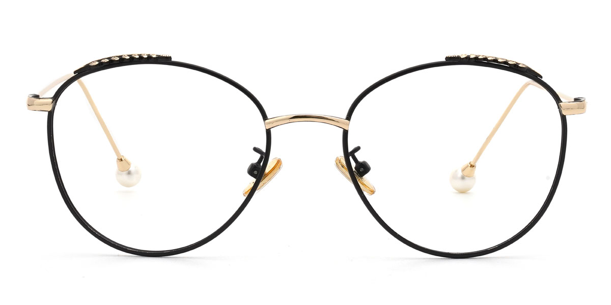Black Naeem - Round Glasses