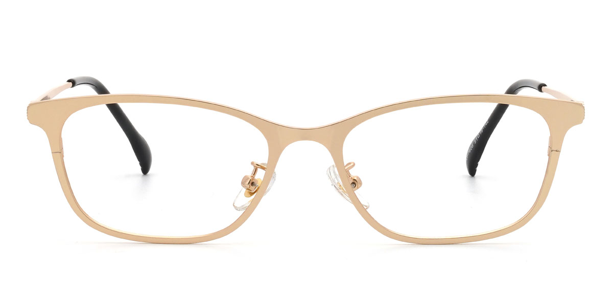 Gold Jordi - Rectangle Glasses