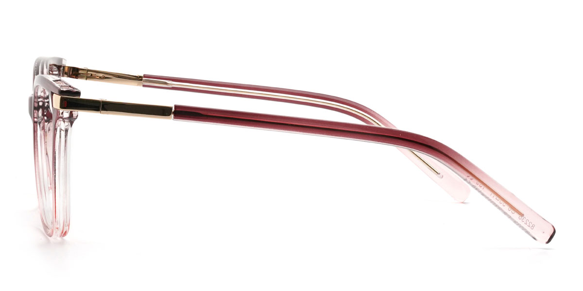 Degradado Rosa Violeta Gisselle Gafas - Rectangle Glasses
