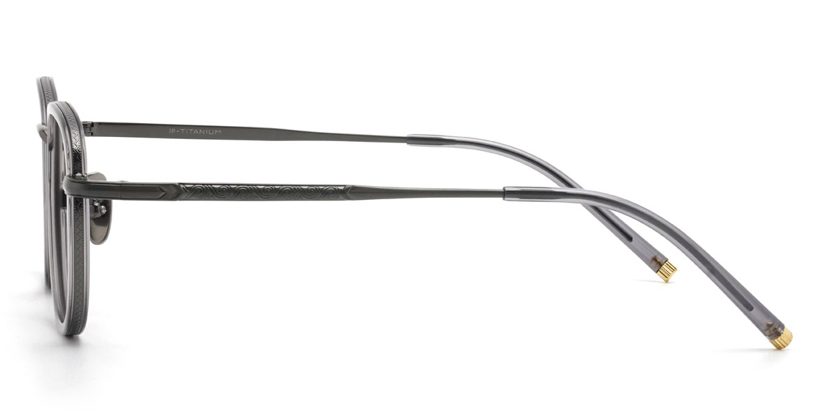 Grey Pietro Glasses - Oval Glasses