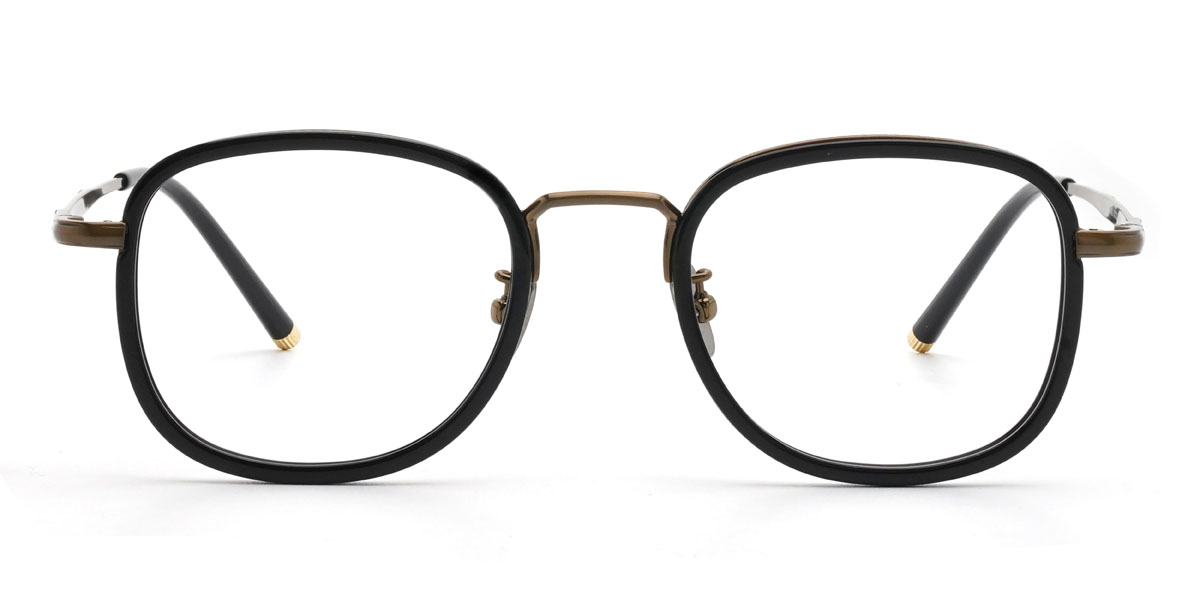 Black Pietro - Oval Glasses
