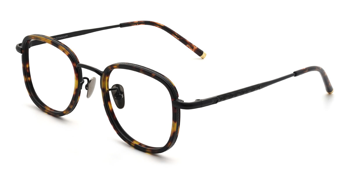 Tortoiseshell Pietro Glasses - Oval Glasses
