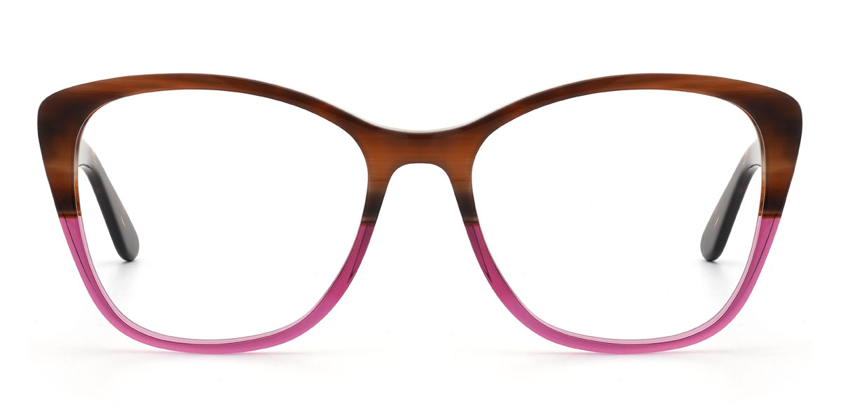 Fa Eresz Rózsaszín Shahad Szemüveg - Cat Eye Glasses
