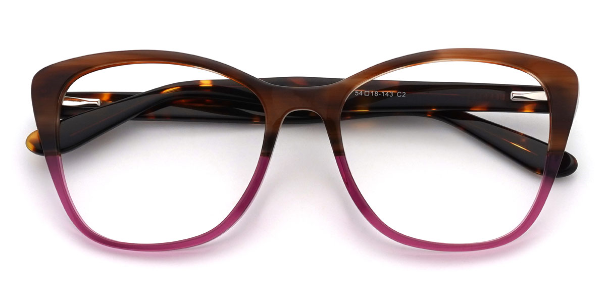 Fa Eresz Rózsaszín Shahad Szemüveg - Cat Eye Glasses