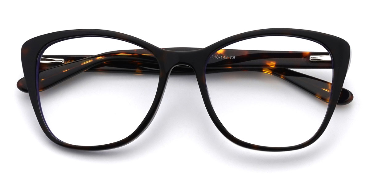 Schildpatt Shahad Brille - Cat Eye Glasses