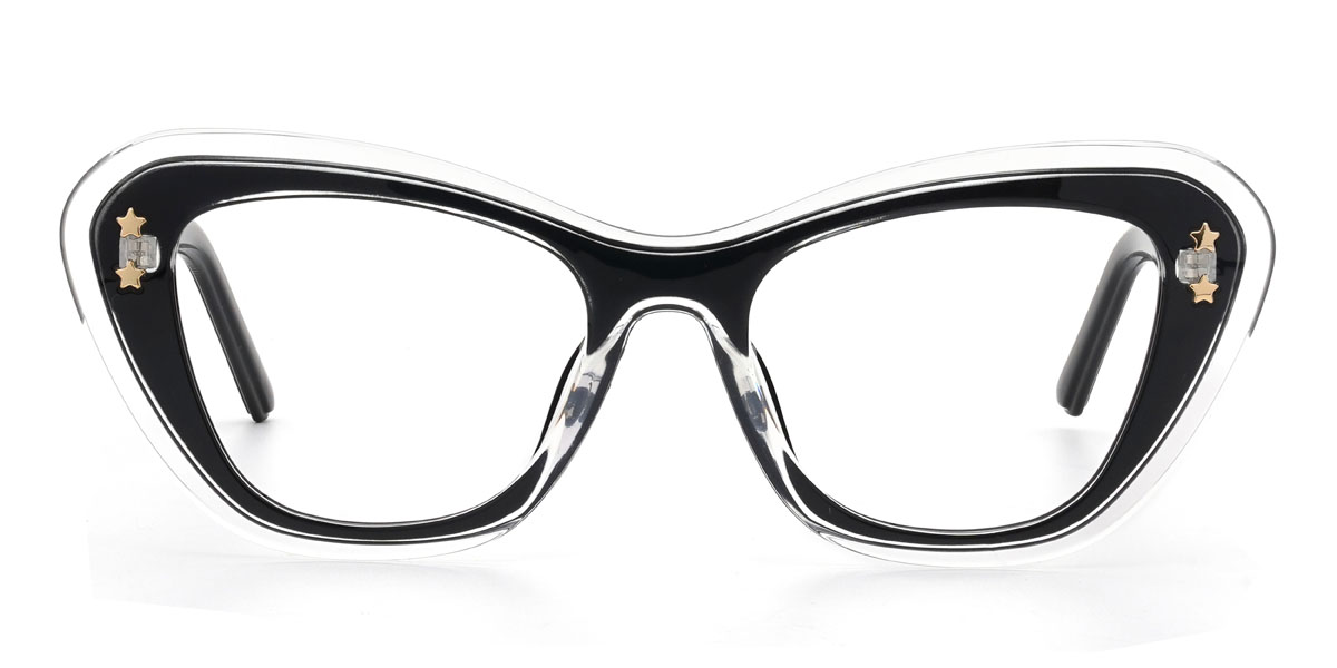 Black Nyjah Glasses - Cat Eye Glasses