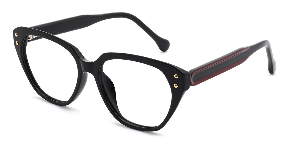 Black Annalia Glasses - Cat Eye Glasses