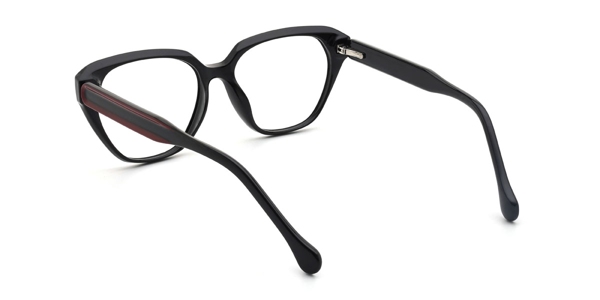 Black Annalia Glasses - Cat Eye Glasses