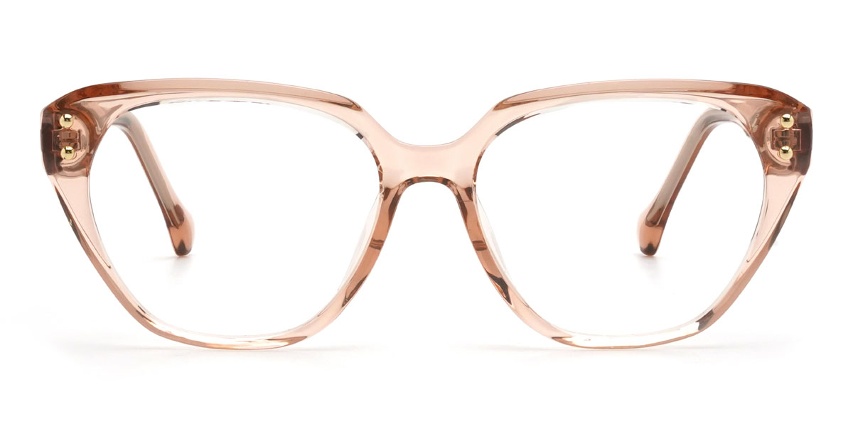 Coral Orange Annalia - Cat Eye Glasses