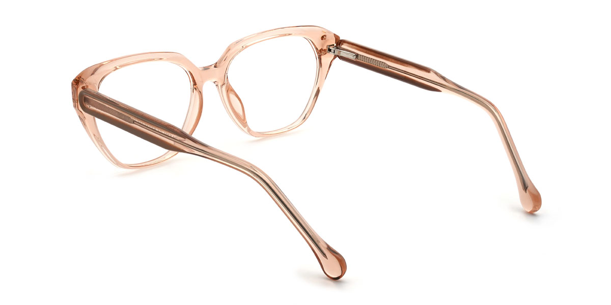 Coral Orange Annalia Glasses - Cat Eye Glasses