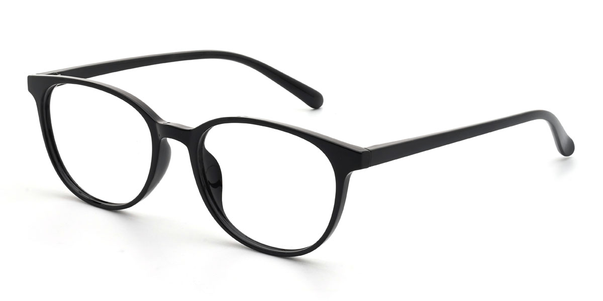 Black Eevee Glasses - Oval Glasses