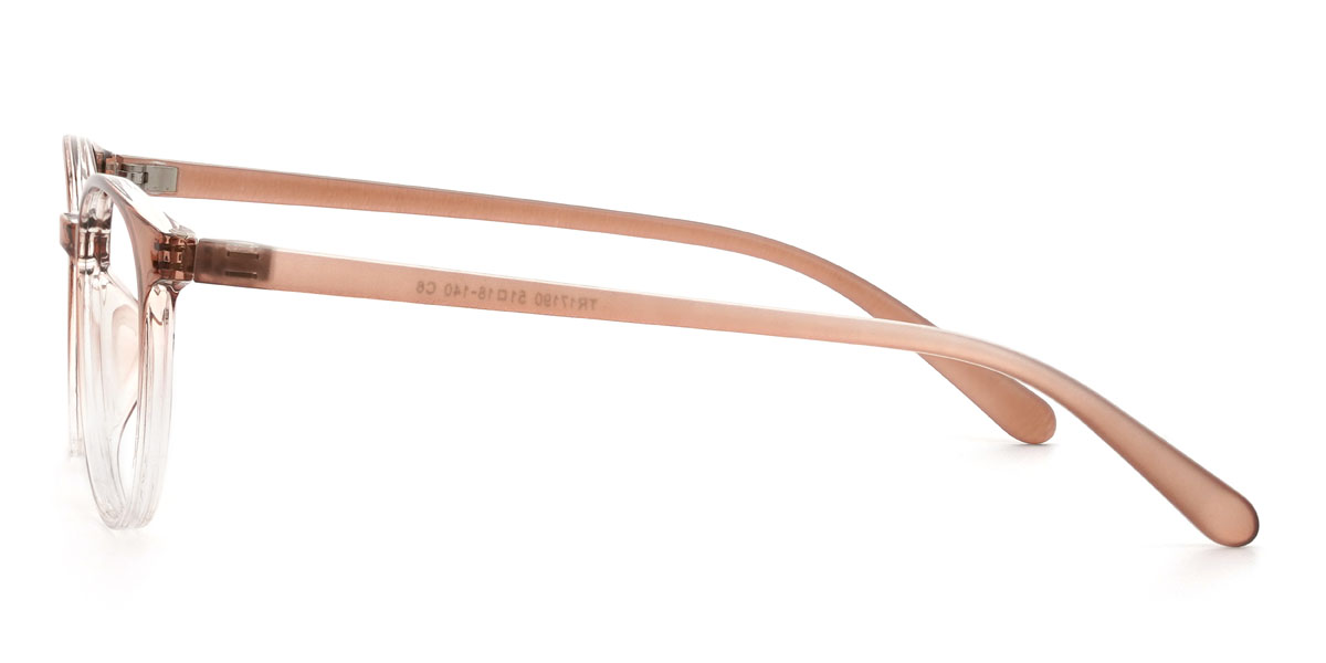 Gradient Brown Eevee Glasses - Oval Glasses