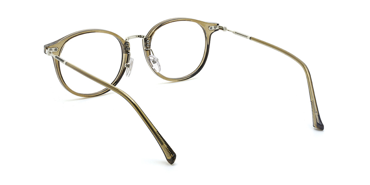 Olive Green Hampton Glasses - Oval Glasses