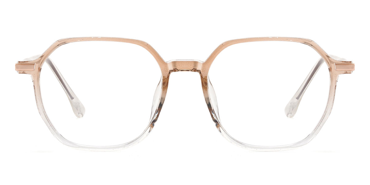 Gradient Tawny Georgiana - Oval Glasses