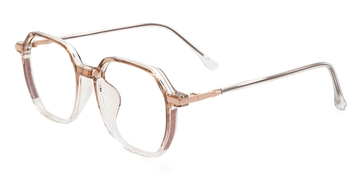 Gradient Tawny Georgiana Glasses - Oval Glasses