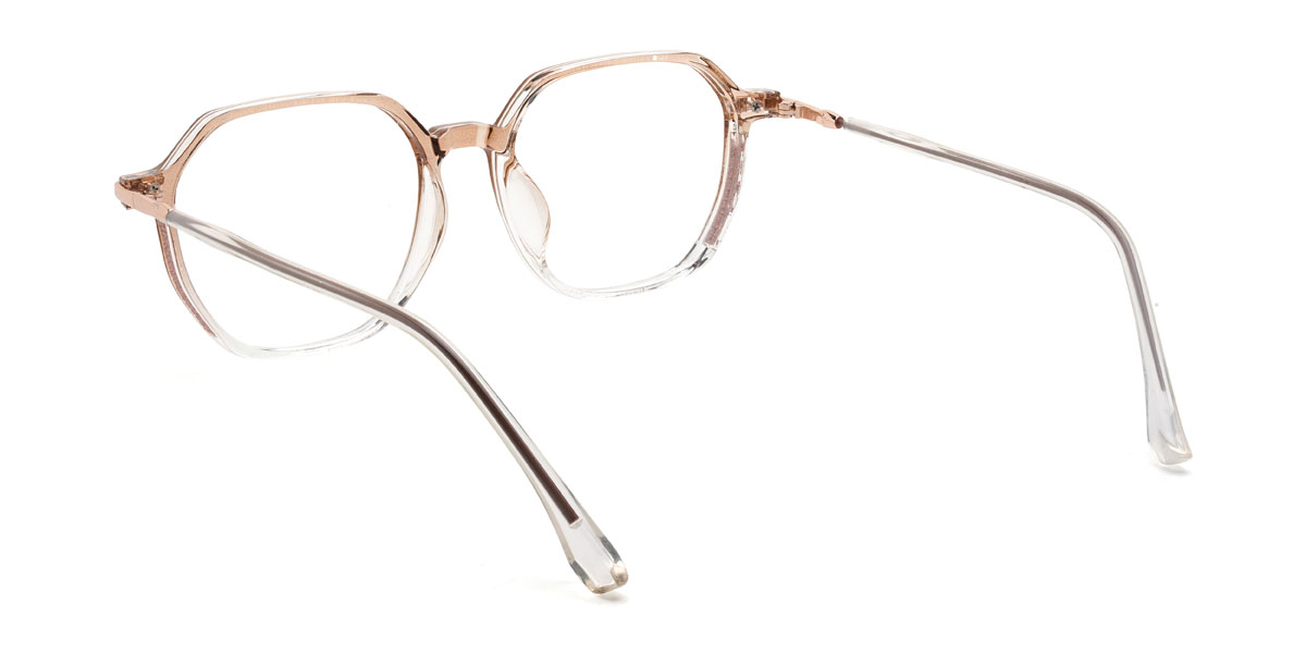Gradient Tawny Georgiana Glasses - Oval Glasses